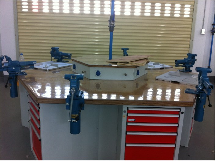 密封训练板、6位钳工台